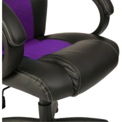 TRESKO® Sedia Da Ufficio Poltrona Ufficio Versione Racing 14 Diferente Colores, Braccioli Imbottiti, Inclinazione, Sollevare SGS Testato (Porpora) -Armonia Casa 25875075 5