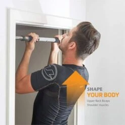 Trade Shop - Set Training Sbarra Per Trazioni Allenare Muscoli Regolabile Porta Da 0,6 A 1 Mt -Armonia Casa 26306675 4