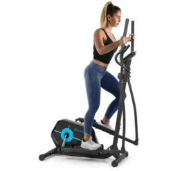 Klarfit Tauon, Ellittica, LCD, Computer Di Allenamento, Cardiofrequenzimetro, Porta Tablet