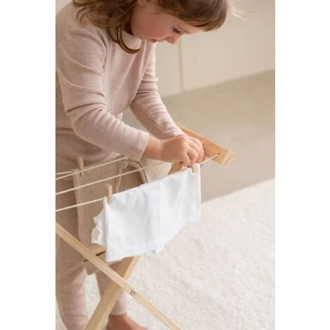 SKLUM Stendibiancheria In Legno Teo Kids Legno Naturale 5 SKLUM Stendibiancheria In Legno Teo Kids Legno Naturale - immagine 5
