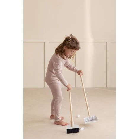 SKLUM Scopa In Legno E Paletta Edin Kids Legno Naturale 2 SKLUM Scopa In Legno E Paletta Edin Kids Legno Naturale - immagine 2
