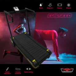 Leonardo Tapis Roulant Curvo Magnetico Fitness Pieghevole Allenamento Funzionale Evilseed -Armonia Casa 28006890 2