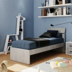 Letto In Legno Una Piazza E Mezza Per Cameretta Bambini,