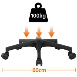 Yaheetech Sedia Da Ufficio Per Scrivania Ergonomica Reclinabile Girevole Altezza Regolabile Con Rotelle Direzionale E Braccioli In Rete Traspirante - Blu Motivo Quadrato -Armonia Casa 28554139 4