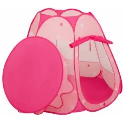 Selonis Tenda 105X90cm/100 Palline Castello Con Palline Colorate Per Bambini, Rosa:Azzurro/Rosa Chiaro/Perla 7 Selonis Tenda 105X90cm/100 Palline Castello Con Palline Colorate Per Bambini, Rosa:Azzurro/Rosa Chiaro/Perla -Armonia Casa 28825327 4