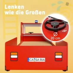 Letto Per Bambini Lettino Design Vigili Del Fuoco Stile Pompieri 200x90 Cm Legno Con Rete A Doghe Ruote 3D Sirena E Manubrio 9 Letto Per Bambini Lettino Design Vigili Del Fuoco Stile Pompieri 200x90 Cm Legno Con Rete A Doghe Ruote 3D Sirena E Manubrio -Armonia Casa 29666285 5