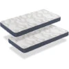 PACK 2 Materasso ERGO COMFORT 80x190 - ALTO 14 CM - Imbottitura Super Morbida - Youth - Ideale Per Letti Estraibili