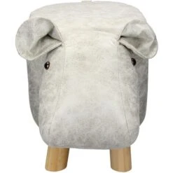 WOMO-DESIGN Sgabello Per Bambini A Forma Di Ippopotamo Pouf In Pelle Sintetica -Armonia Casa 32159867 3