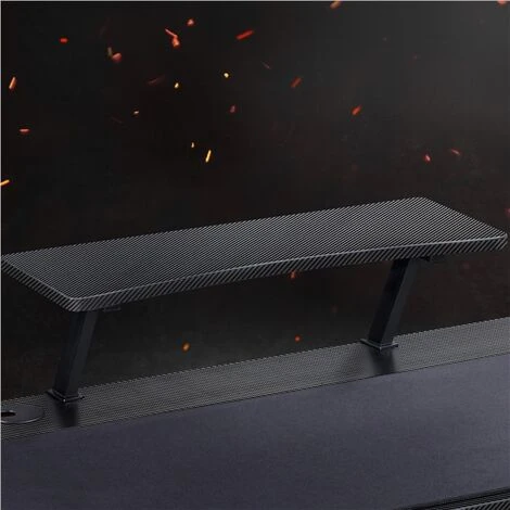 Yaheetech Scrivania Gaming Ergonomica, Scrivania Computer, Tavolo Da Gioco Per PC, Con Tappetino Ampio Mouse Supporto A Gancio Per Cuffie, Porta Bicchieri Porta Tablet 111 X 71 X 96 CM Gambe A Forma X 4 Yaheetech Scrivania Gaming Ergonomica, Scrivania Computer, Tavolo Da Gioco Per PC, Con Tappetino Ampio Mouse Supporto A Gancio Per Cuffie, Porta Bicchieri Porta Tablet 111 X 71 X 96 CM Gambe A Forma X - immagine 4