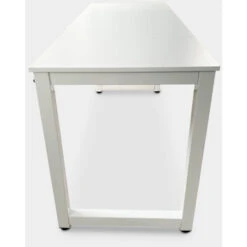 Scrivania Ufficio Design Moderno Bianca 160x60 Supporto Cuffie Stuttgart SNOW -Armonia Casa 33757515 4