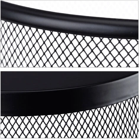 Relaxdays Cestino Gettacarte Metallo Grande Pattumiera Portarifiuti Da Ufficio 20 Litri Ø 30 Cm Alto 35 Cm Nero 4 Relaxdays Cestino Gettacarte Metallo Grande Pattumiera Portarifiuti Da Ufficio 20 Litri Ø 30 Cm Alto 35 Cm Nero - immagine 4