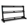 Capital Sports Traytor H Storage Rack Dumbbell Rack 3 Livelli Acciaio Nero
