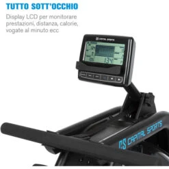 Capital Sports Flow M2 - Vogatore Ad Acqua, Incl. Computer Di Allenamento, Fino A 150 Kg -Armonia Casa 34166012 3