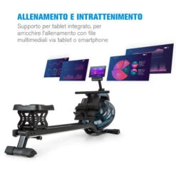 Capital Sports Flow M2 - Vogatore Ad Acqua, Incl. Computer Di Allenamento, Fino A 150 Kg -Armonia Casa 34166012 5