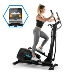 Capital Sports Helix Pro Cross Trainer Bluetooth App 20 Kg Di Massa Volano