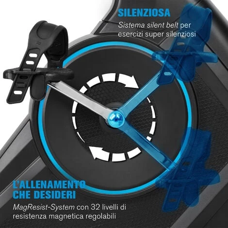 Capital Sports Evo Deluxe Cardiobike Bluetooth App 20kg Massa Volanica 5 Capital Sports Evo Deluxe Cardiobike Bluetooth App 20kg Massa Volanica - immagine 5