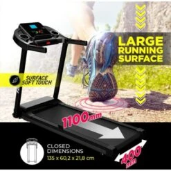 Leonardo Tapis Roulant Elettrico Pieghevole Casa Palestra Salvaspazio F20 -Armonia Casa 34334551 3