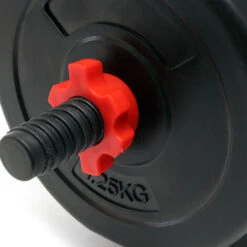 Set Di Manubri 30kg Con 16 Dischi In Cemento 2 Manubri Filettati Chiusure A Stella -Armonia Casa 34826352 4