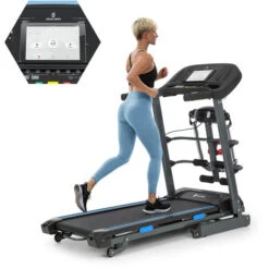 Capital Sports Pacemaker F120 Pro Tapis Roulant 4P-AntiShock Suspension Stazione Massaggi