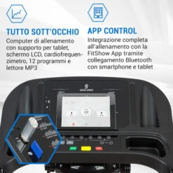 Capital Sports Pacemaker F120 Pro Tapis Roulant 4P-AntiShock Suspension Stazione Massaggi -Armonia Casa 34981169 4