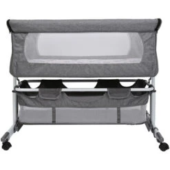 Culla 2 In 1 Bododo Carico Massimo 50 Kg Letto Aggiuntivo Regolabile In Altezza 92 58 70-87 Cm -Armonia Casa 35184553 3