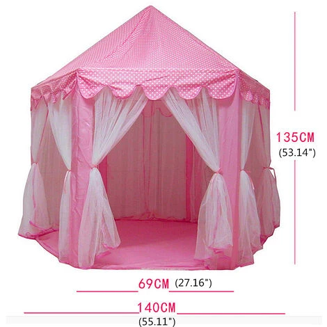 Tenda Per Bambini Tenda Per Tende Tenda Per Bambini Pieghevole Princes Princess Tenda Per Bambini Castello Play House 2 Tenda Per Bambini Tenda Per Tende Tenda Per Bambini Pieghevole Princes Princess Tenda Per Bambini Castello Play House - immagine 2