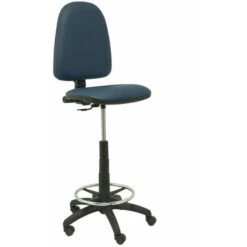 Sgabello Ayna Piqueras Y Crespo CPSPAZM Ecopelle Blu Marino