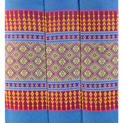 STANDARD - Cuscino Zafu Yoga E Meditazione Standard - Kapok 100% Naturale Ad Alta Densità - Comfort E Fermezza - Stabilità Del Sedile - Blu Arancio - X1 -Armonia Casa 36859810 5