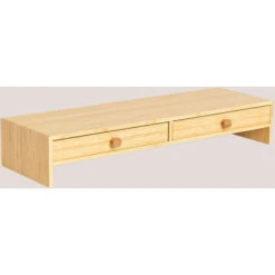 SKLUM Supporto Per Monitor Con Cassetti In Bambù Greg NATURAL