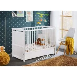 Letto Culla Bambini Con Cassetto Che Si Traforma In Letto Singolo In Legno Di Pino 9 Letto Culla Bambini Con Cassetto Che Si Traforma In Letto Singolo In Legno Di Pino -Armonia Casa 37467158 5