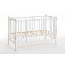 Letto Culla Bambini Neonati 124x82x71 Cm In Legno Di Pino Ala Colore Bianco -Armonia Casa 37467161 5