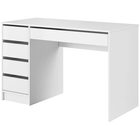 Scrivania Moderna ELIANA Gihome ® Porta Computer Bianco Ufficio Camera Pc Studio 4 Scrivania Moderna ELIANA Gihome ® Porta Computer Bianco Ufficio Camera Pc Studio - immagine 4