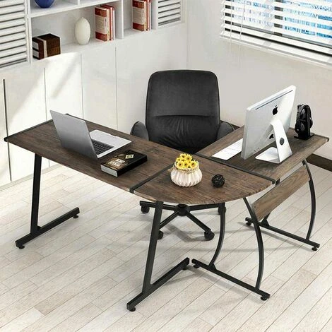 Scrivania Angolare Portapc Computer Tavolo Lavoro Ufficio Ad Angolo Noce 1 Scrivania Angolare Portapc Computer Tavolo Lavoro Ufficio Ad Angolo Noce