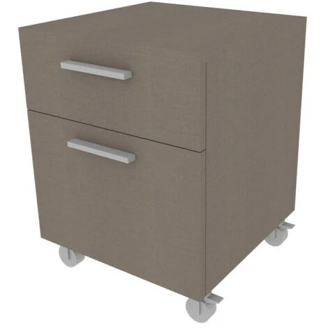 709C - Cassettiera Cameretta-ufficio L 45 Con Ruote E 2 Cassetti H.16+h.32, Con Guide A Chiusura Rallentata 45x45x60 (LxPxH) - Ecru Cappuccino 4 709C - Cassettiera Cameretta-ufficio L 45 Con Ruote E 2 Cassetti H.16+h.32, Con Guide A Chiusura Rallentata 45x45x60 (LxPxH) - Ecru Cappuccino - immagine 4