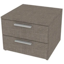 720CZ2 - Cassettiera Cameretta-ufficio L 45 E 2 Cassetti H.16, Con Guide A Chiusura Rallentata 45x45x35,8 (LxPxH) - Olmo Jerez Scuro -Armonia Casa 39160732 5