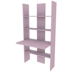 999SC - Libreria Cameretta O Soggiorno Con Scrivania, Design Moderno Pulito Ed Essenziale 177x90x58,2 - Verde Lime -Armonia Casa 39161533 4