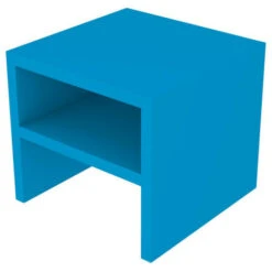 PUR454 - Comodino A Giorno Con Ripiano, Semplice Design 45x45x41 (LxPxH) - Quercia -Armonia Casa 39161569 4