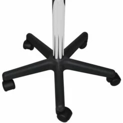 Nova Sgabello Da Ufficio Set 2 Pz In Ecopelle Con Ruote Con Sollevamento A Gas Vari Colori Colore : BIANCO -Armonia Casa 40339741 4