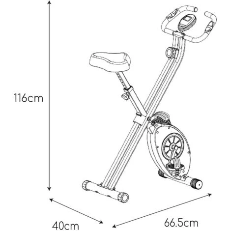 Cyclette Pieghevole Keboo Serie 300 Magnética Con Cardiofrequenziometro Nel Manubrio 8 Livelli, Sella Regolabile Schermo LCD 3 Cyclette Pieghevole Keboo Serie 300 Magnética Con Cardiofrequenziometro Nel Manubrio 8 Livelli, Sella Regolabile Schermo LCD - immagine 3