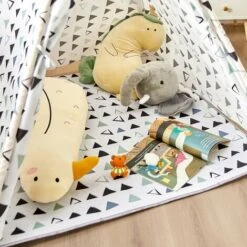 SoBuy Tenda Indiani Bambini Teepee Bambini Casette Bambini Tenda Per Bambini Casetta Da Giardino Per Bambini Modello Triangolo OSS03-A02 -Armonia Casa 42844498 4