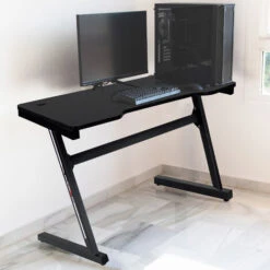 Scrivania Gaming 120x60x70 Cm, Nero -Armonia Casa 44392798 3