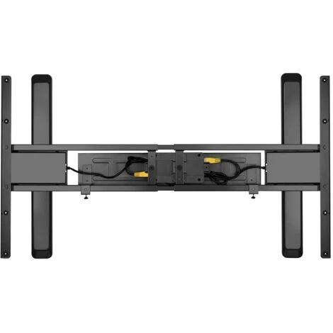 Supporto Per Scrivania Regolabile In Altezza 1000-1700 Mm Nero 2 Motori 200 W 5 Supporto Per Scrivania Regolabile In Altezza 1000-1700 Mm Nero 2 Motori 200 W - immagine 5