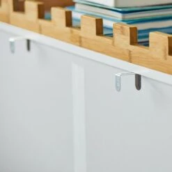 SoBuy Cassettiera Per Bambini Mobiletti Per La Cameretta Ragazzi Armadietto Portaoggetti Scaffale Per Cameretta L86xP30xA87cm, KMB44-W -Armonia Casa 45759720 3