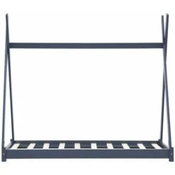 Nova Letto Per Bambini Grigio In Legno Massello Di Pino Varie Dimensioni Dimensioni : 80x160 Cm -Armonia Casa 46363255 3