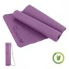 Tappetino Yoga TPE 181cmx61cmx6MM Fitness Tappetino Pilates Allenamenti Sport Tappeto Materassino Yoga, Pilates, Gym, Palestra Antiscivolo Flessibile Lavabile Include Cinghia Per Il Trasporto Viola EY