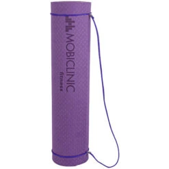 Tappetino Yoga TPE 181cmx61cmx6MM Fitness Tappetino Pilates Allenamenti Sport Tappeto Materassino Yoga, Pilates, Gym, Palestra Antiscivolo Flessibile Lavabile Include Cinghia Per Il Trasporto Viola EY -Armonia Casa 47593690 4