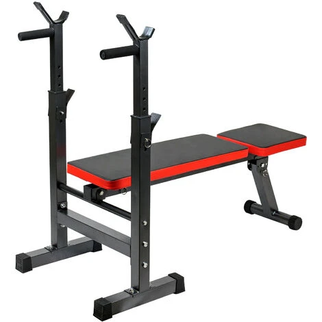 Panca Per Pesi Pieghevole Per Max 230kg Panca Da Allenamento 2in1 Inclinata E Piana Porta Bilanciere 3 Panca Per Pesi Pieghevole Per Max 230kg Panca Da Allenamento 2in1 Inclinata E Piana Porta Bilanciere - immagine 3