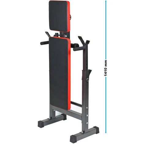 Panca Per Pesi Pieghevole Per Max 230kg Panca Da Allenamento 2in1 Inclinata E Piana Porta Bilanciere 4 Panca Per Pesi Pieghevole Per Max 230kg Panca Da Allenamento 2in1 Inclinata E Piana Porta Bilanciere - immagine 4