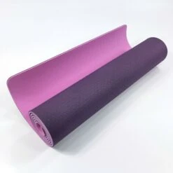 Rebecca Mobili Tappetino Yoga Materassino Ginnastica Tpe Rosa Viola 0,6x183x61 -Armonia Casa 49978922 3