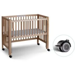 Culla Sophie 95x45x82 Cm Naturale TiSsi -Armonia Casa 50052471 4